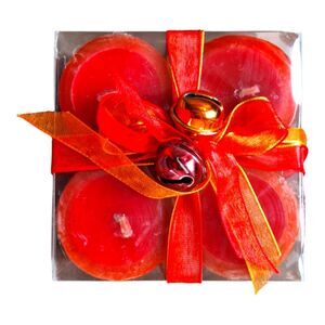 Box of Sealed Pier1 Imports Holiday Votives Home Made Sugar Cookies FOUR